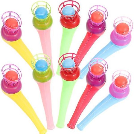 20 st rörbollleksaker flytande blåsleksaker blåsspel bollleksak roliga flytande bollar leksaker -ys