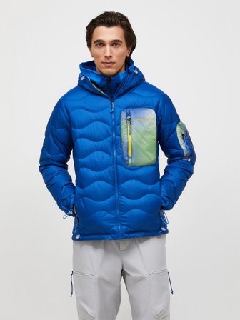 Helium AOP Utility Down Hood Men