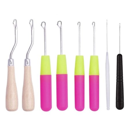 Reparationsværktøj til tæpper, hæklenål, hår 4 4 4