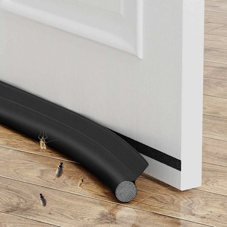 Oven alareuna, Oven tiiviste alareuna, Lämpöä ja ääntä eristävä tiivistenauha, Pöly-, tuuli- ja hyönteiskestävä - RAPANDA - Yleismallinen