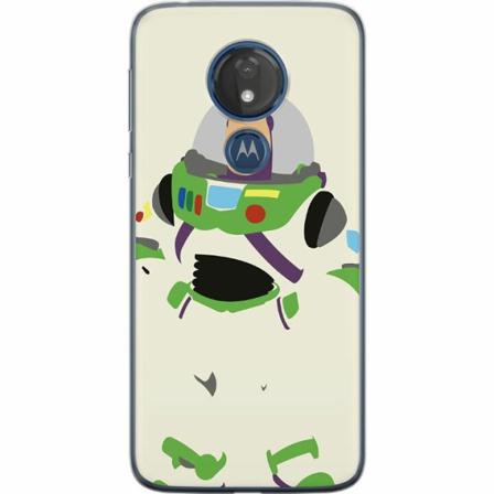 Motorola Moto G7 Power Genomskinligt Skal Toy Story - Buzz Lig