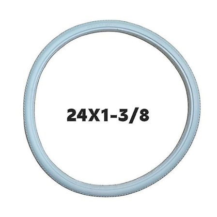 24-tums 3/8 PU manuell rullstolsdäck halkfri solid bakhjul ersättningstillbehör-24X1 3/8