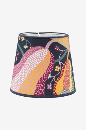 PR Home - Lampskärm Mia Mönstrad 20 cm - Blå - Lampskärmar - Från Homeroom