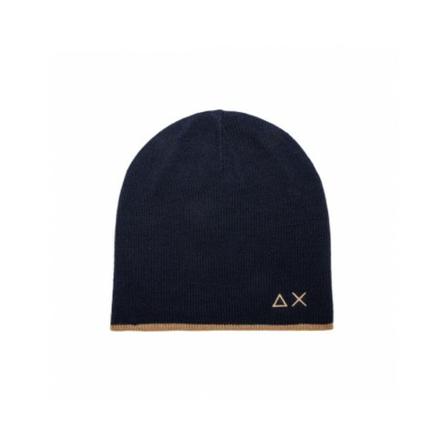Sun68 Beanies , Blauw , Heren , Maat: ONE Size Hoeden