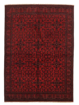 Medalionowy Afgan Khal Mohammadi Dywan 162X239 Wełna