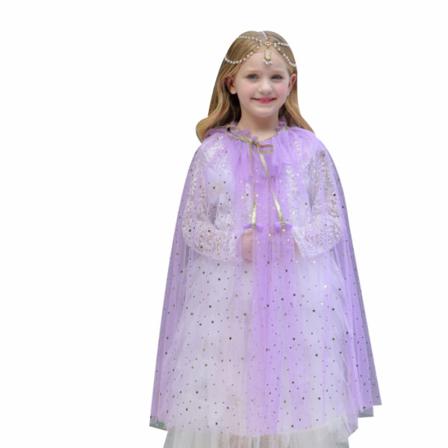 Prinsesskappa För Små Flickor Cape Purple L