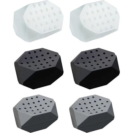 6 stk. kjevemuskeltreningsballer, kjevetrener for kvinner og menn, kjevetrener for muskler, ansikts skjønnhetsverktøy