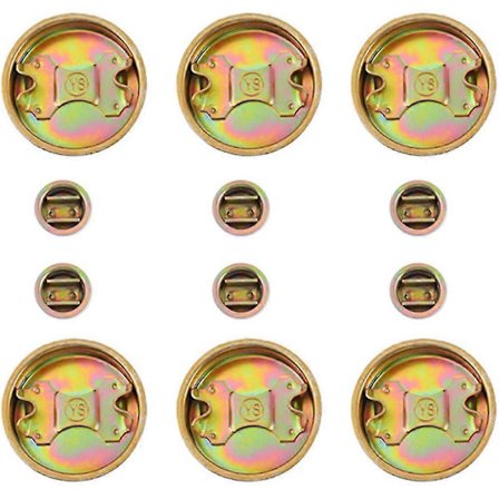 12 stk. Bung Cap 200l Olietønde Hætte Vandtromle Prop Udskiftning Jernforsegling Cover_Overraskelse