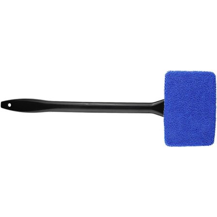 Auton ikkunan puhdistusharja Auton ikkunan pölynpoistotyökalu Auton tuulilasin puhdistus irrotettavalla kahvalla (sininen)