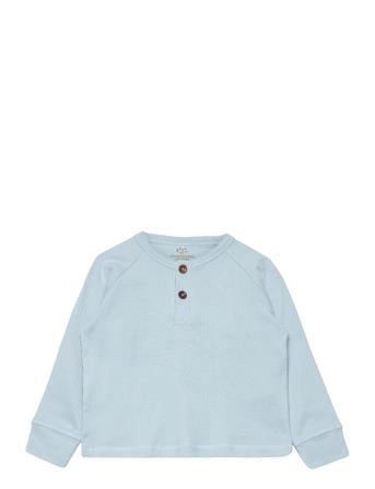 Rib Jersey T-Shirt Ls T-shirts Long-sleeved T-shirts Blå Copenhagen Colors