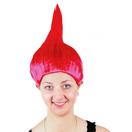 Elf Pixie Wig Cartoon Cosplay RÖD red