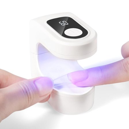 Mini UV Nagellampa Uppladdningsbar Flash Härdningslampa UV Lampa för Gel Polish Naglar