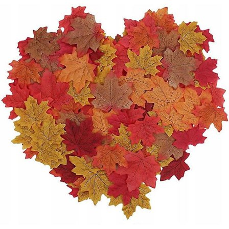 150 st konstgjorda höstlöv Lönnlöv