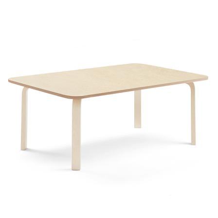 Tisch ELTON, 1800x700x530 mm, Linoleum beige, Birke