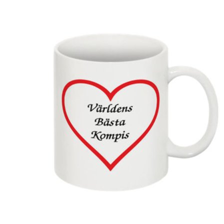 Mugg - Världens bästa kompis