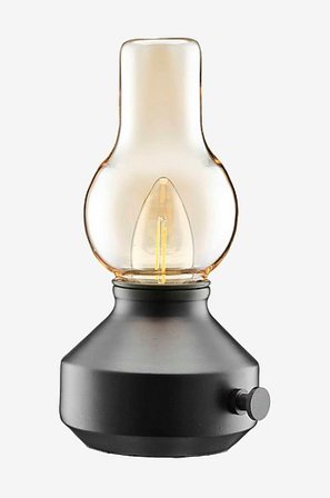 Jotex - Genopladelig Bordlampe Black - Glimt - Køb Bordlamper hos Jotex