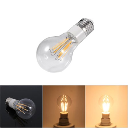 E27 12V COB LED-lamppu 360 astetta EI himmennettävä uusi (6W lämmin valkoinen)