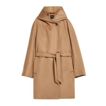Max Mara, Belted Coats Beżowy, Kobieta, Rozmiar: M