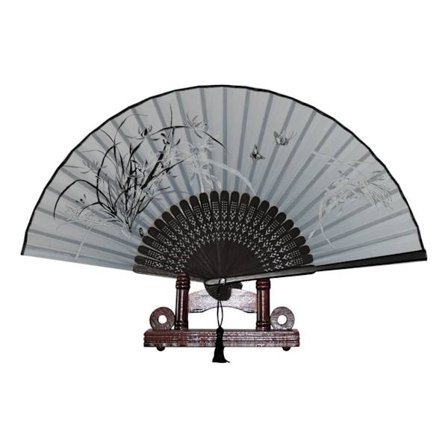 Viuhka - Perhosia kukkien kera [M2] - Harmaa