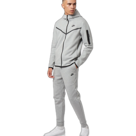 Grå Nike tech fleece dress