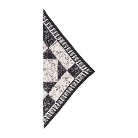 Lala Berlin Silky Scarves Sort, Dame Tørklæder, Størrelse: ONE Size
