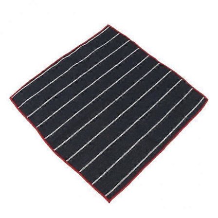 6x Bomuldsternede Herre Lommetørklæder Firkantede Dekorative Kostumer Ternet Lommetørklæde 24*24cm 01