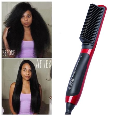 Flerfunktionshårverktyg röd 25*4cm