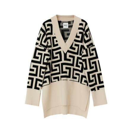 DAY Birger et Mikkelsen Maze Jacquard Tops inbo, Dame