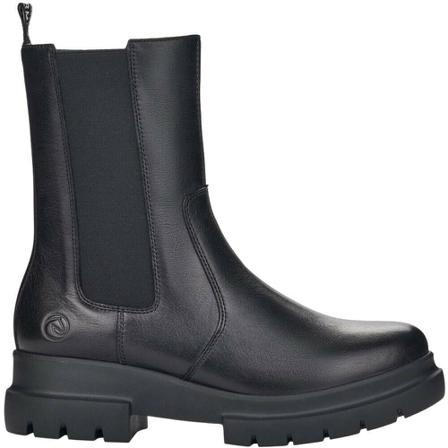 Remonte, Casual Leather Boots Zwart, Dames, Maat:39 EU