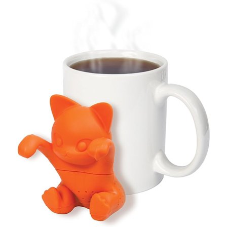 Infuser/teinfuser/Filterdiffusor/tesil i kattform, i