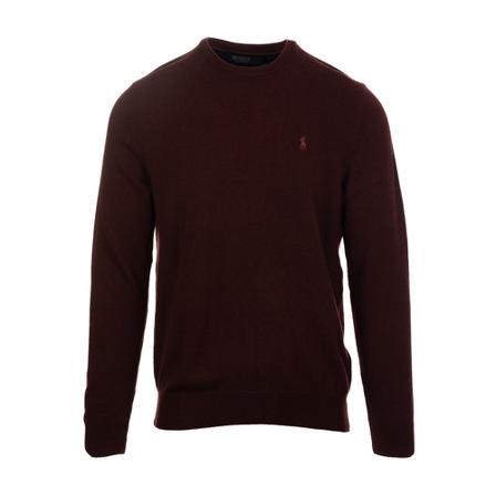 Ralph Lauren, Round-neck Knitwear Rood, Heren, Maat:L