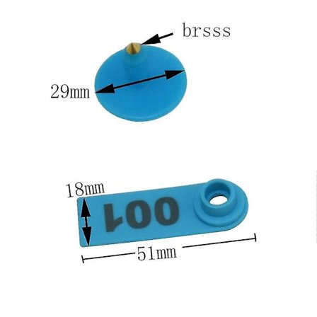 Fårørefrikk med kobberøreringer, Farm Animal No.001-2000