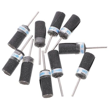 10 kpl hiekkapaperitikku korujen kiillotustyökalut kaiverrustyökalut hiekkapaperi kiillotettu hiomatanko 2,35 mm tikku (180 karkeus)
