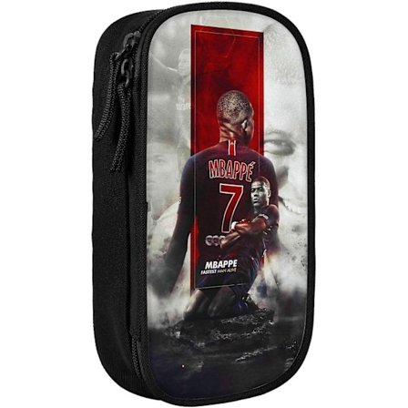 #7 Mbappe #10 Stort penalhus til kontor, college, stor opbevaring, taske, pose, holder, makeup taske BD-0033-