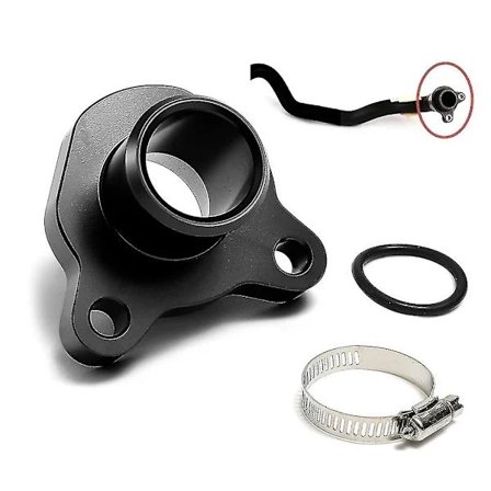 [CA] Vandrørsslangekobling i aluminium til N54 335i 335xi 135i 325i 330i 3.0l 11537544638[PB]BY Black