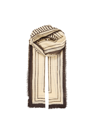 Becksöndergaard Anniea Woo Scarf Halsdukar & scarves Dam Brun 100 x 200 cm