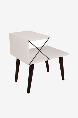 Hanah Home - Sengebord Cross - Hvid - Sengeborde - Fra Homeroom