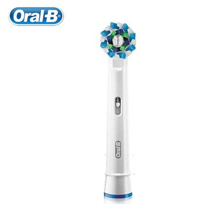 Original Oral B EB50 Borsthuvuden Cross Action 16 Graders Vinkel Reservtandborstmunstycken för Elektrisk Tandborste D12/D16/DB4010/DB4510