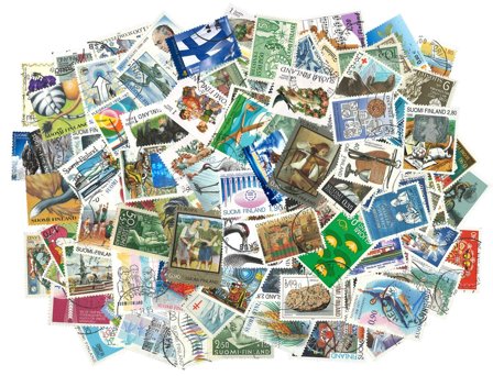 Finland - 100 forskellige frimærker