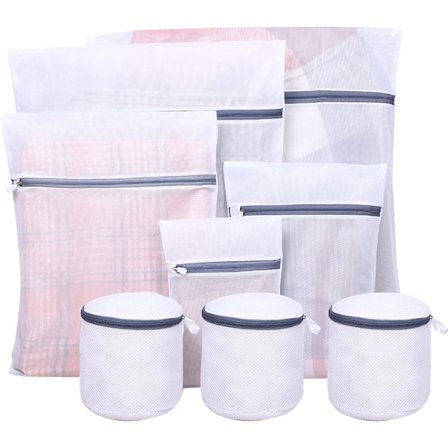 8-pak net vasketøjsposer, vasketøjsposer, genanvendelige og holdbare