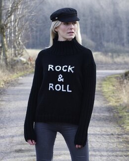 Strikkeoppskrift Genser - Svarta Fåret