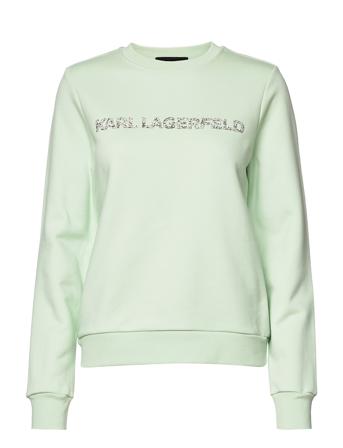 Kandy Krush Logo Sweatshirt Green Karl Lagerfeld