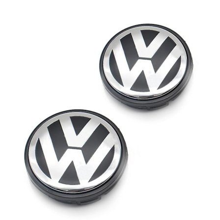 Fälgnavkapsel Satin Svart Högkrom 65mm - 2-pack