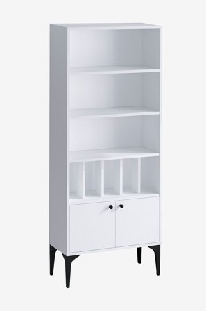 Hanah Home - Reol Pollux - Hvid - Bogreoler - Fra Homeroom