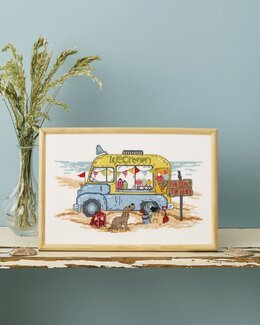 Broderikit Billede Icecreamtruck - Permin
