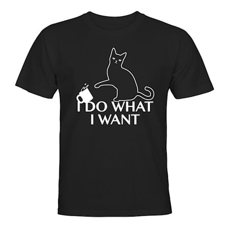 Cat I Do What I Want - T-SKJORTE - HERR