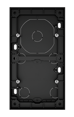 ELKO Plus Dobbel Kappe 40mm Sort