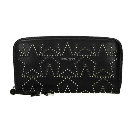Jimmy Choo Pung Sort, Dame Punge og Kortholder, Størrelse: ONE Size