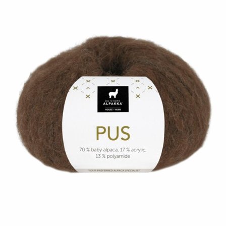 Du Store Alpakka Garn Pus Brun 4069, 50g