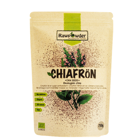 Rawpowder Ekologiska Chiafrön 750 g